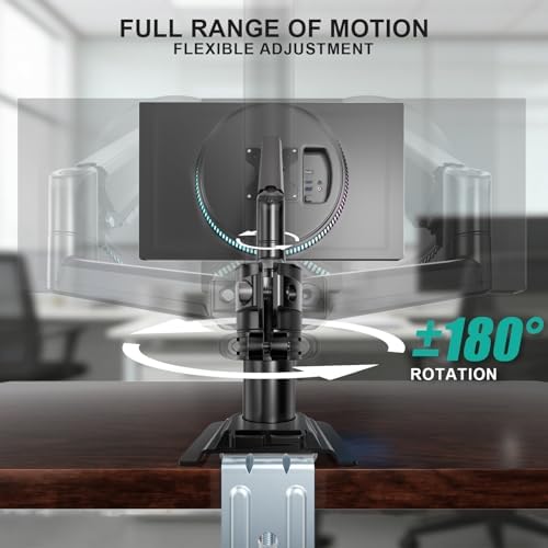 WALI Tall Single Monitor Arm for 13-33 inch Screens, up to 19.8 lbs
