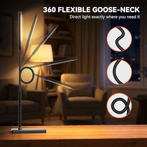 LED Desk Lamp, Eye-Caring Table Lights for Home Office