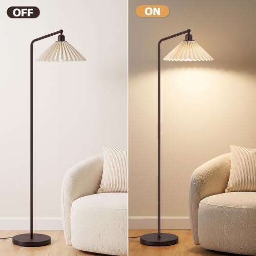 Floor Lamps for Living Room & Bedroom, 63" Modern Tall Standing Lamp, 3CCT