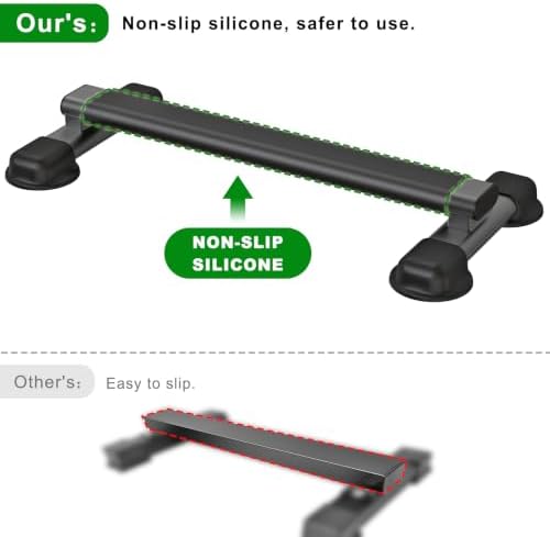 Steel Calf Raise Bar, Calf Raise Block with Anti Slip Platform