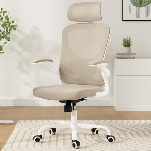 Ergonomic Office Chair, High Back Mesh Desk Chair with Headrest