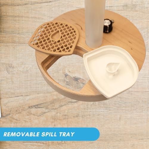 HydraLamp w/Mini Fridge, Bedside Desktop Water Dispenser Lamp, Water Pump, Included Water Reservoir and Filter, Bedside Water Dispenser, LED Table Lamp, for Home, Bed, Office (Sunset)