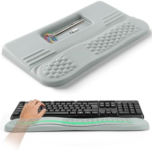 LIMOUS 2-in-1 Wrist Rest, Ergonomic Wave Wrist Pad with Keyboard Stand