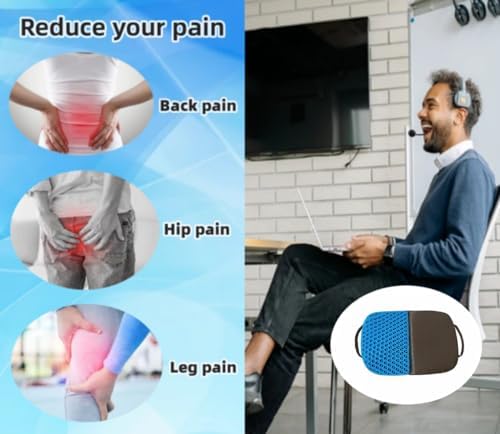 Gel Seat Cushion,Foldable Seat Cushion Comfortable Travel Seat Cushions