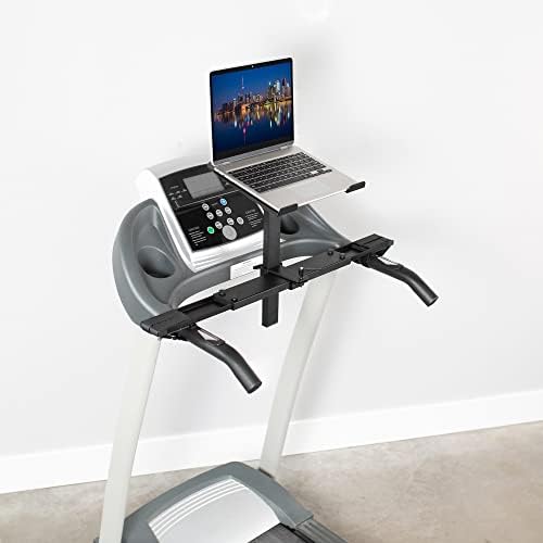 VIVO Black Treadmill Desk Attachment, Laptop Holder Tray, Stand-TDML1
