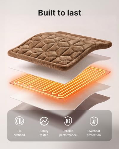 RENPHO Weighted Heating Pad for Neck, Shoulders & Back, Christmas Gift