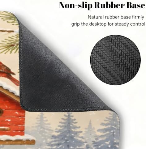Christmas Large Mouse Pad Non-Slip Rubber Long Gaming Desk Mat