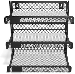 TRU RED Wire Mesh File Organizer, 3-Compartment, Vertical