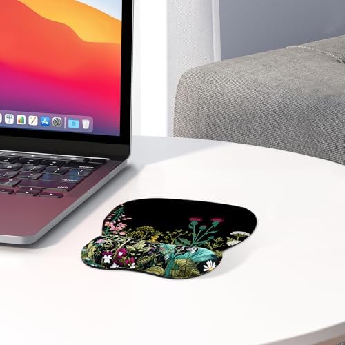 EooCoo Ergonomic Mouse Pad with Wrist Rest, Memory Foam Support Mousepad