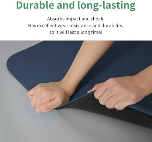 PAIDU POE Yoga Mat （10mm）Extra Thick Fitness Mat 72"x24" with Carry Strap