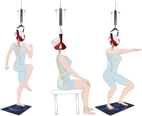 LittleMum Spring-Controlled Cervical Traction System, Sheepskin Halter