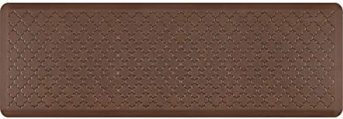 WellnessMats Trellis Collection Anti-Fatigue Floor Mat, Polyurethane – Ergonomic Support Pad for Home, Kitchen, Garage, Office Standing Desk – Water Resistant - Made in USA
