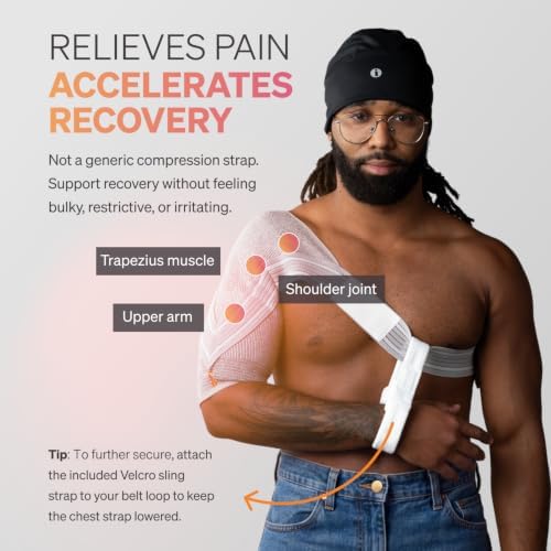 Incrediwear Shoulder Brace for Men and Women – Shoulder Support Brace Supports Shoulder Recovery & Shoulder Pain Relief, Reduces Inflammation and Swelling, Designed for Left & Right Shoulder (Medium)