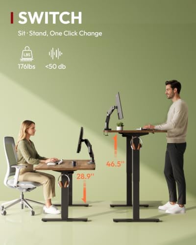 SANODESK 79x32'' Large Height Adjustable Ergonomic Electric Standing Desk