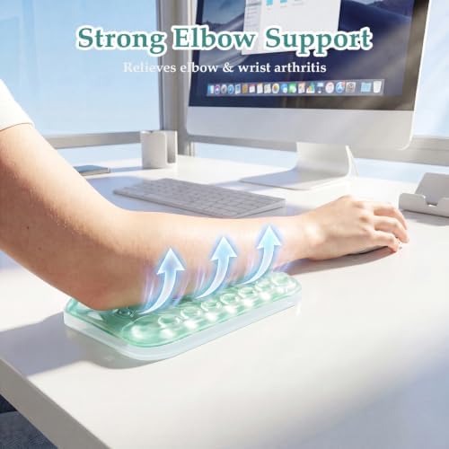 Ospelelf Elbow Wrist Rest Pad for Desk, Gel Arm Rest Pad Support for Office