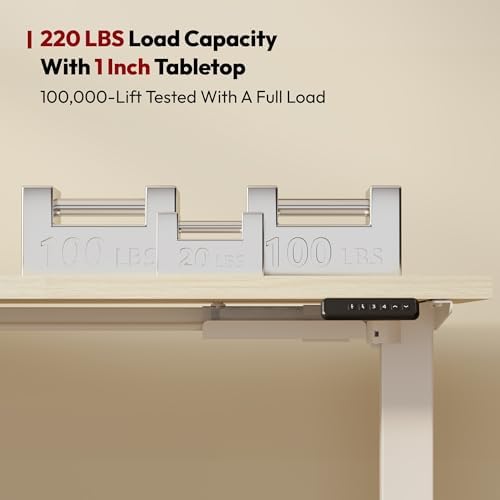 SANODESK 63" Reversible L-Shaped Electric Standing Corner Computer Desk