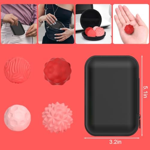 BUSOHA Silicone Magnetic Fidget Balls - 8 Pack Fidget Toys for Adult
