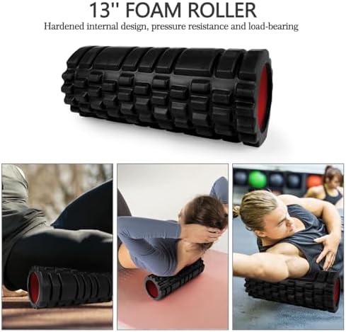 5 in 1 Foam Roller Set High Density Patented Foam Roller for Exercise