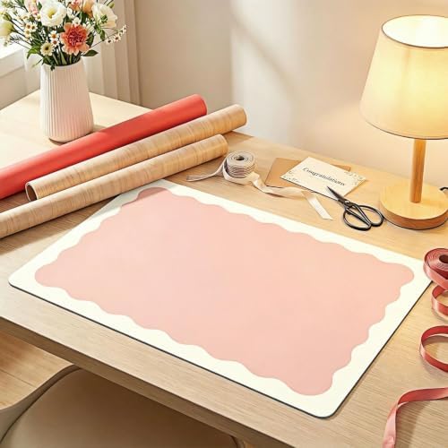 Makeup Mat for Vanity, Extra Long 11.8x31.5in Vanity Mat and Essentials
