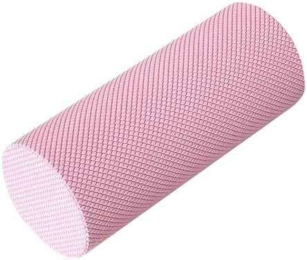 12 Inch EVA Soft Dot Foam Roller for Muscle Therapy, Yoga and Balance Exercises, High-Density Massage Roller, Foam Roller for Back, Legs for Home, Gym and Travel (Pink#L)