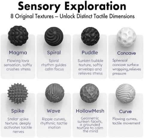 Magnetic Sensory Fidget Balls (8PCS), Weighted Magnet Balls Fidget Toys