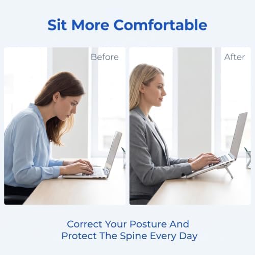 Xthrotsenk 4PCS Laptop Stand Foldable, Portable Keyboard Riser