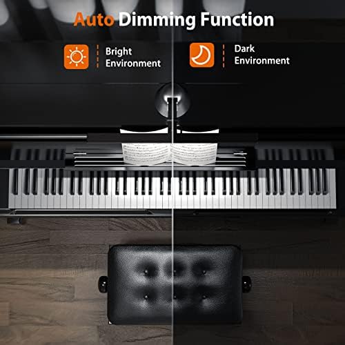 Quntis 55'' Ultra Wide Illumination LED Professional Eye Caring Piano Lamp