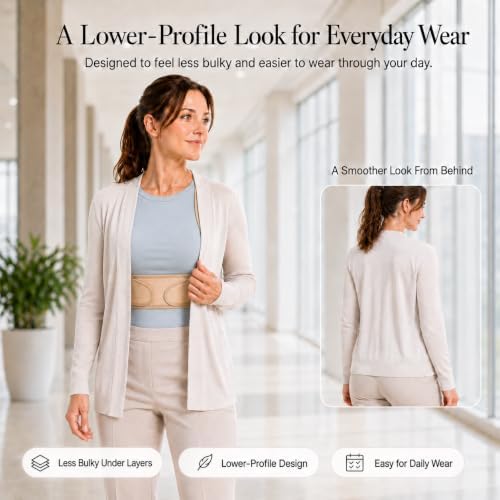 Posture Corrector for Women, Beige Back Straightener for Rounded Shoulders