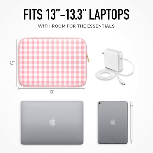 Vandel MacBook Air 13 Inch Sleeve, Cute Laptop Sleeve Pink, MacBook Pro 13