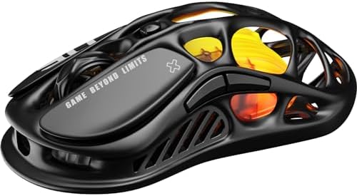 GravaStar Mercury M2 Wireless Gaming Mouse with 5 Dynamic Lightsync RGB