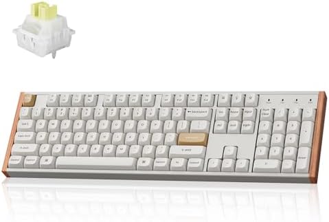 Keychron K10 HE 100% Wireless Hall Effect Keyboard, Silent Banana Switch