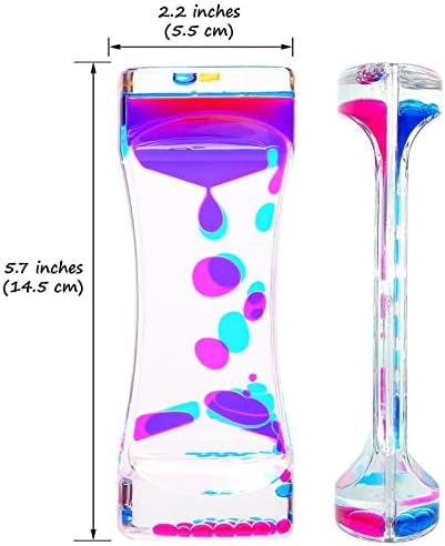 CAILINK Liquid Motion Bubbler Timer - 2 Pack Sensory Toy