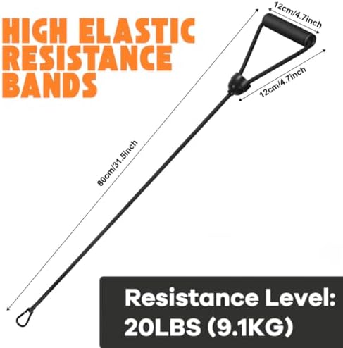 ONIPAX Stepper Resistance Bands with Handles, Strength Training Set