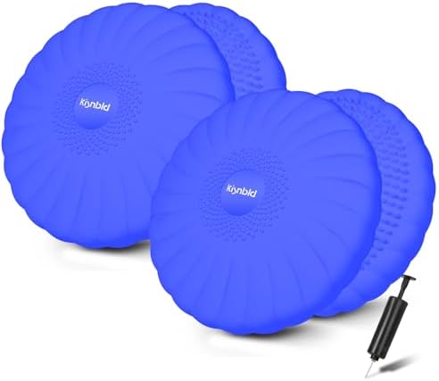 kisnbld Wobble Cushion, Balance Disc with Pump, Core & Posture Training