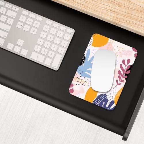 Small Mouse Pad, Mini Mouse Pad 6 x 8 Inch, Thick Rubber Waterproof Mouse Mat, Cute Mousepad for Women Men Wireless Mouse Laptops Home Office, Art Seamless Patterns