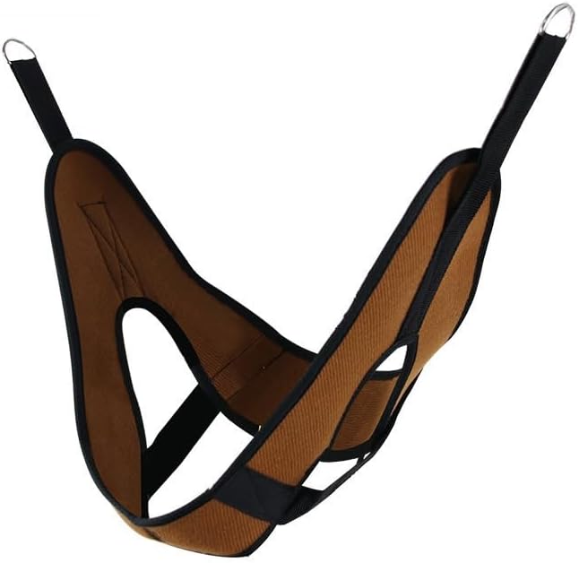 Cervical Traction Device, Canvas Neck Stretcher Harness for Home Door Use