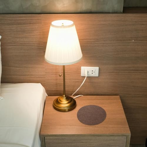 2 Pack round PVC Light Diffuser Lamp Cover for Table Lamps