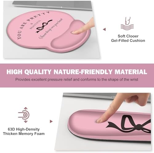 Gaming Mouse Pad, Large Desk Mat, 4in1 XXL Mousepad Cute Desk Pad Protector