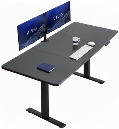 VIVO Black 71 x 30 in Standing Desk, DESK-KIT-1B7B