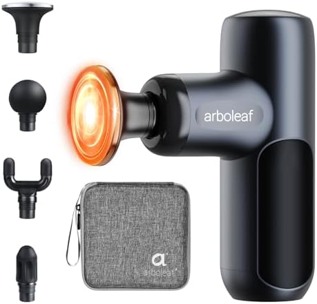 arboleaf Mini Massage Gun with Heat, Percussion for Pain Relief, Portable