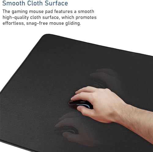 Large Extended Gaming Mouse Pad with Stitched Edges 47.3 X 23.6 in Mousepad