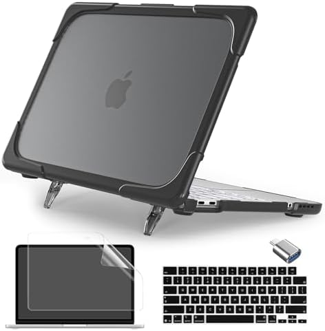 Batianda Heavy Duty Case for MacBook Neo 13 Inch 2026, Black