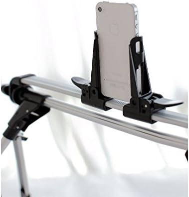 AFUNTA Tablet Stand, Adjustable Portable Foldable Phone Holder for Floor Desk Sofa Bed, Compatible iPad 2 3 4 5 Samsung Iphone6-16 Plus, Car, Bedroom, Kitchen, Office