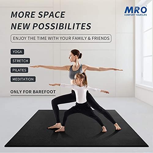 MRO Extra Large Yoga Mat, 12'x6'/9'x6'/7'x5'/6'x4' (9MM)