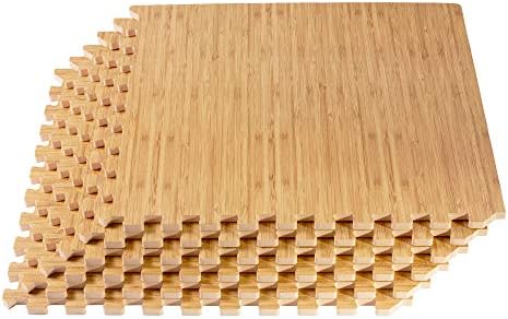 Forest Floor Farmhouse 3/8 Inch Thick Printed Foam Tiles, Premium Wood Grain Interlocking Foam Floor Mats, Anti-Fatigue Flooring – Stylish Flooring Solution