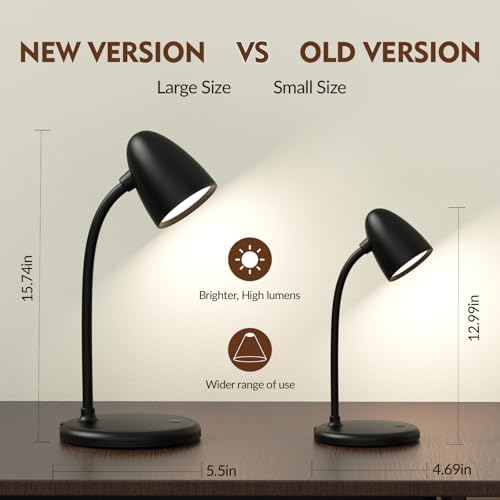 New LED Desk Lamp for Home Office,3 Colors Dimmable Table Lamp