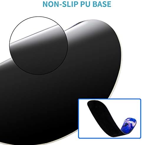 RICHEN Keyboard Wrist Rest and Mouse Pad with Wrist Support, Memory Foam Set for Gaming and Office, Comfortable & Lightweight for Easy Typing & Pain Relief (White Butterflies)