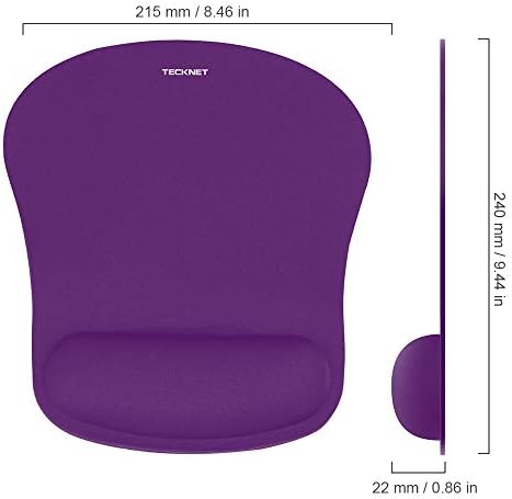 TECKNET Ergonomic Mouse Pad with Wrist Support