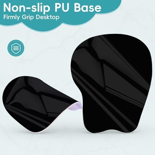 Wrist Support Mouse Pad Anti Slip Rubber Wrist Rest Mousepad 9in X 8in Small Desktop Notebook Mouse Mat for Working and Gaming (M-Pretty Mermaid)