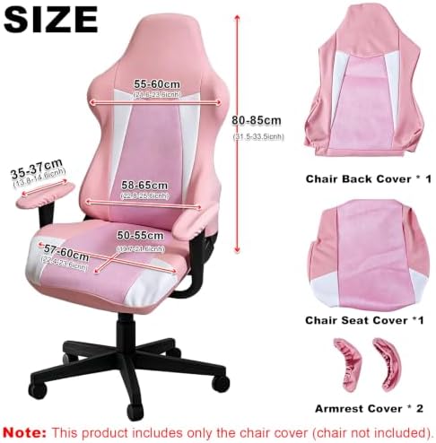 Gaming Chair Covers Only,Stretchable Fit Thick Breathable Mesh